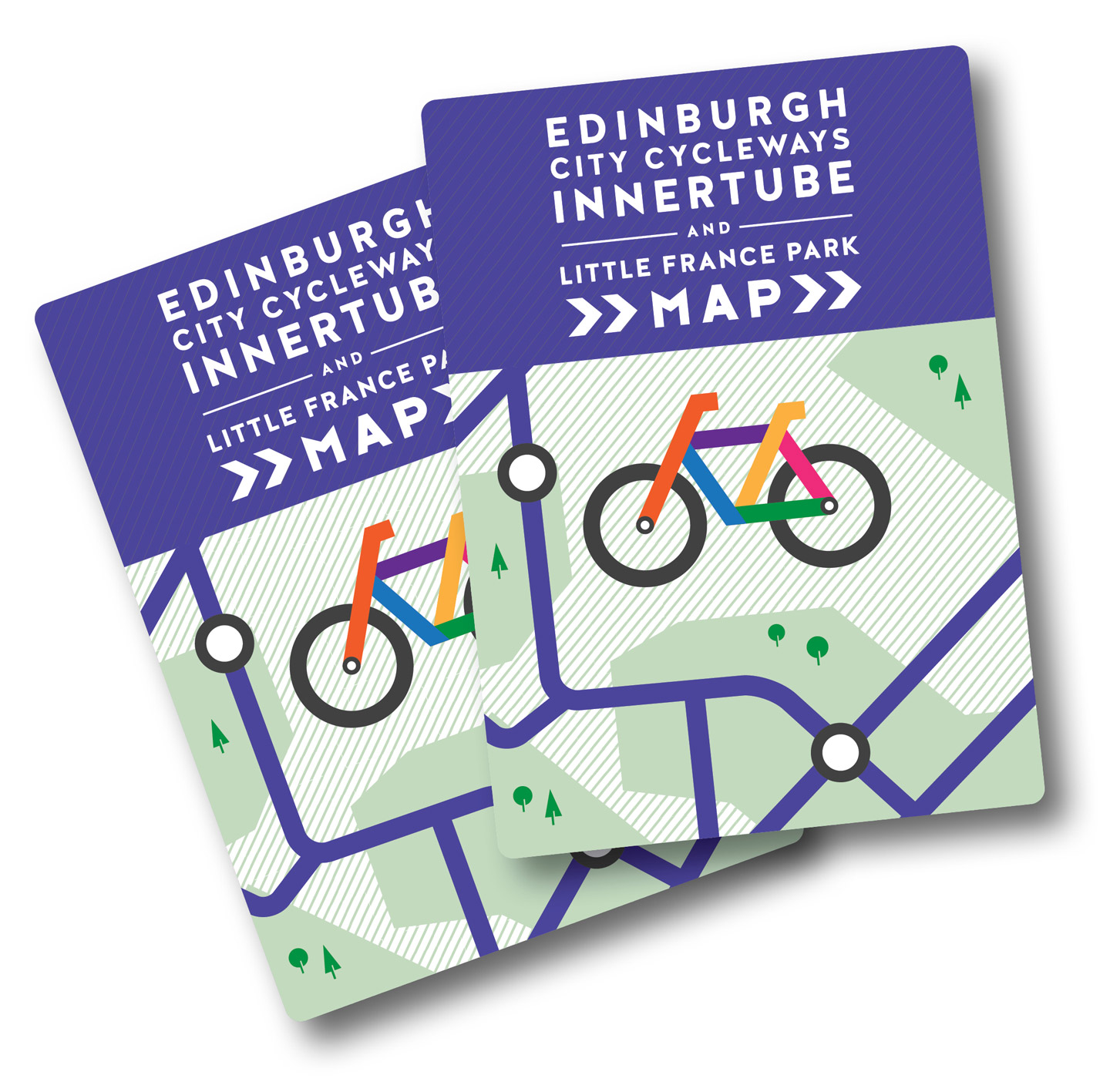 RIE Active Travel Challenge! Edinburgh Innertube Map Edinburgh